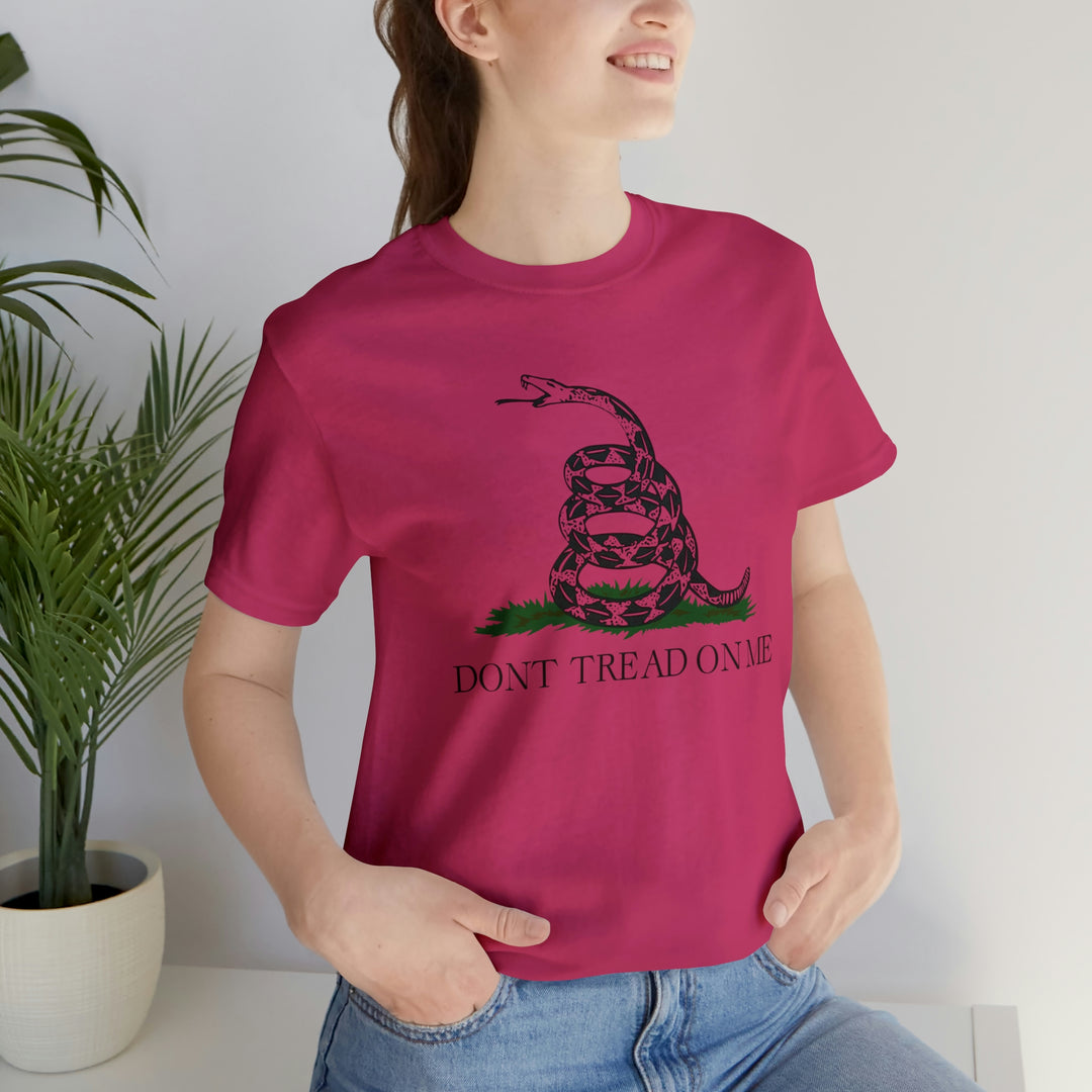 Don't Tread On Me T Shirt: Bella + Canvas 3001