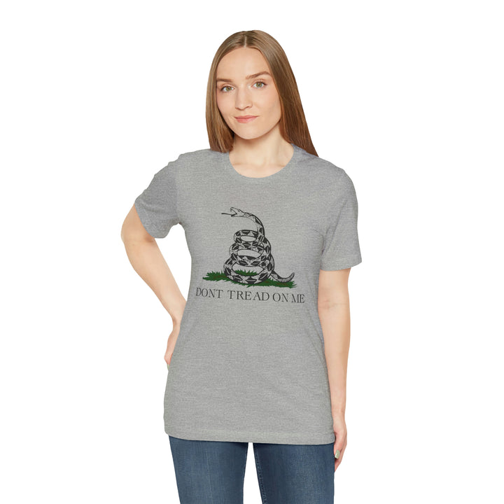 Don't Tread On Me T Shirt: Bella + Canvas 3001