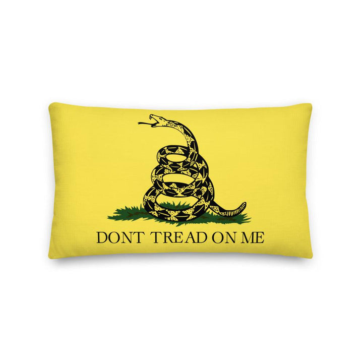 Don't Tread On Me Premium Throw Pillows - USA Flag Co.