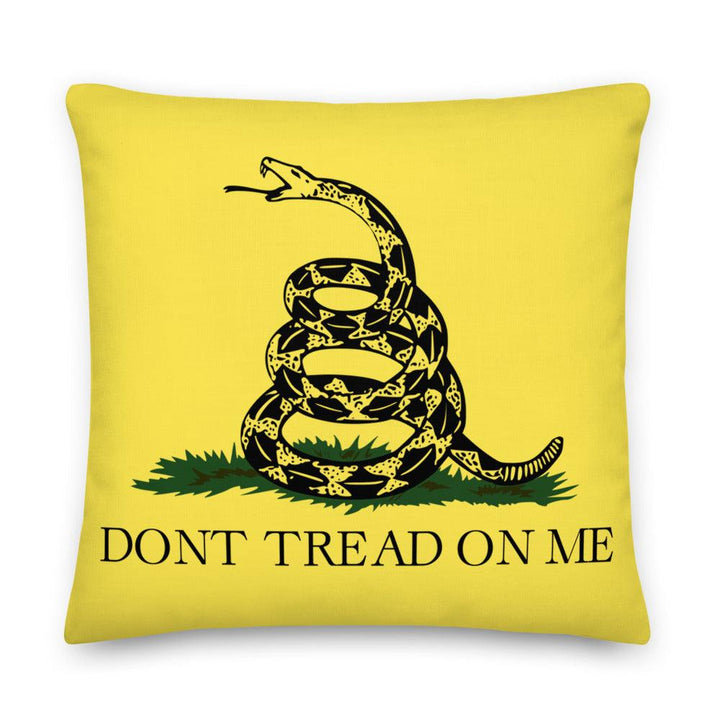 Don't Tread On Me Premium Throw Pillows - USA Flag Co.