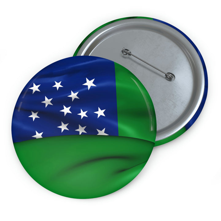 Green Mountain Boys Flag Custom Pin Buttons