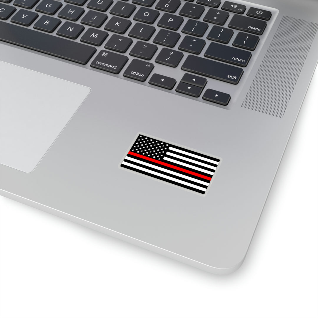 Thin Red Line Flag Sticker