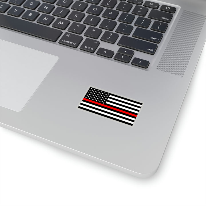 Thin Red Line Flag Sticker