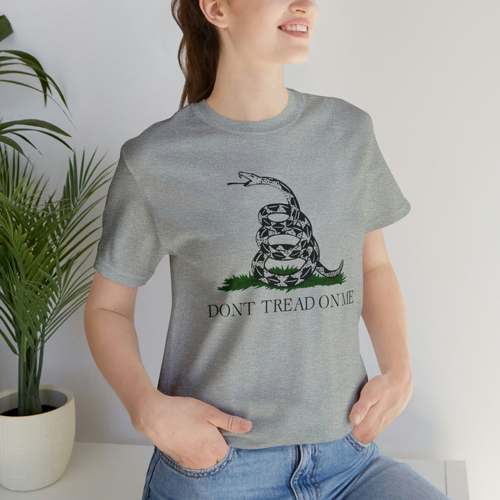 Don't Tread On Me T Shirt: Bella + Canvas 3001