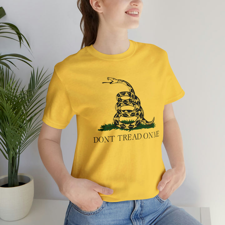 Don't Tread On Me T Shirt: Bella + Canvas 3001