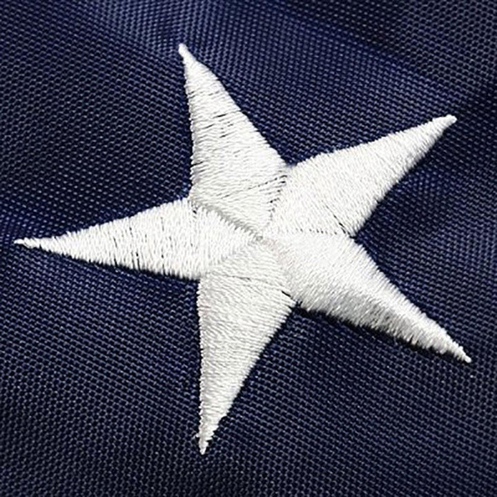 Polyester American Flag (3x5 foot) Embroidered Stars & Sewn Stripes - USA Flag Co.