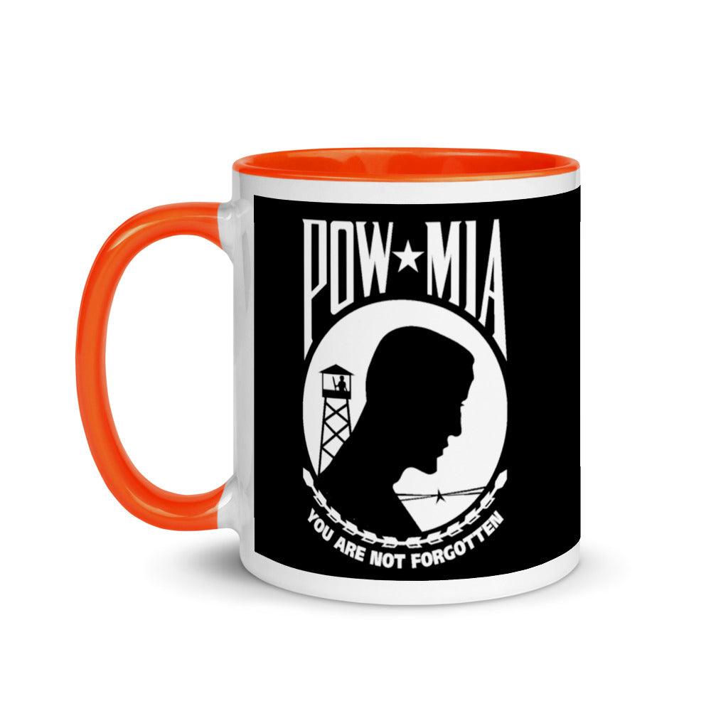 POW MIA Mug - 11 oz. Black Mug - USA Flag Co.