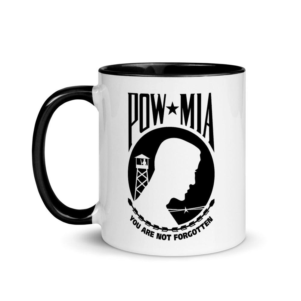 POW MIA Mug - 11 oz. White Mug - USA Flag Co.