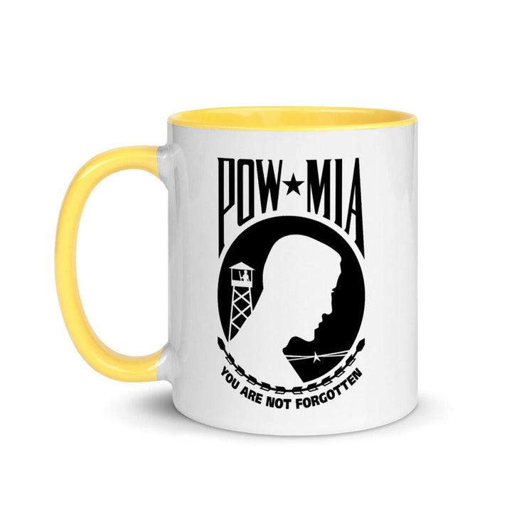 POW MIA Mug - 11 oz. White Mug - USA Flag Co.