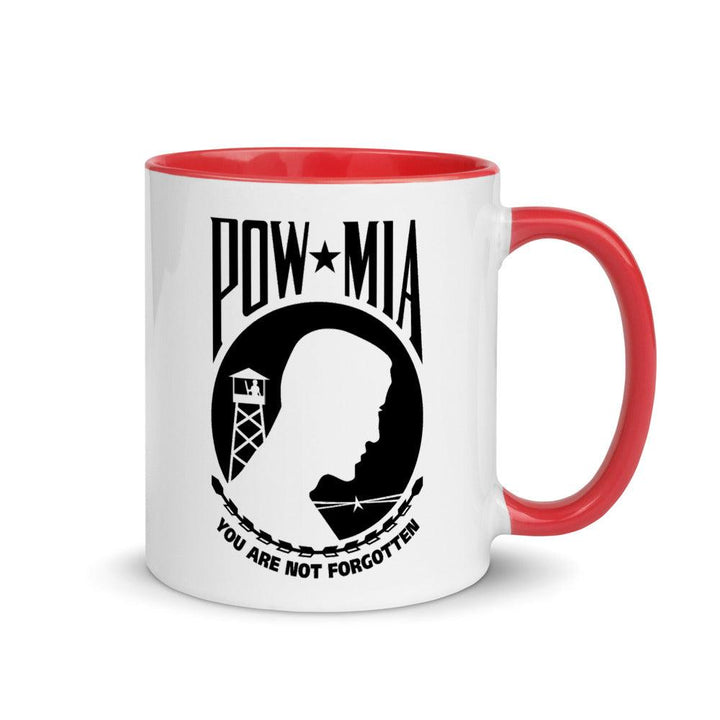 POW MIA Mug - 11 oz. White Mug - USA Flag Co.