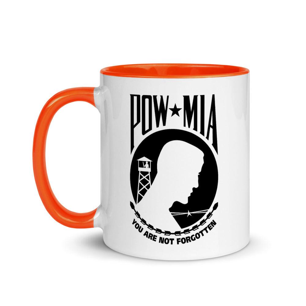 POW MIA Mug - 11 oz. White Mug - USA Flag Co.