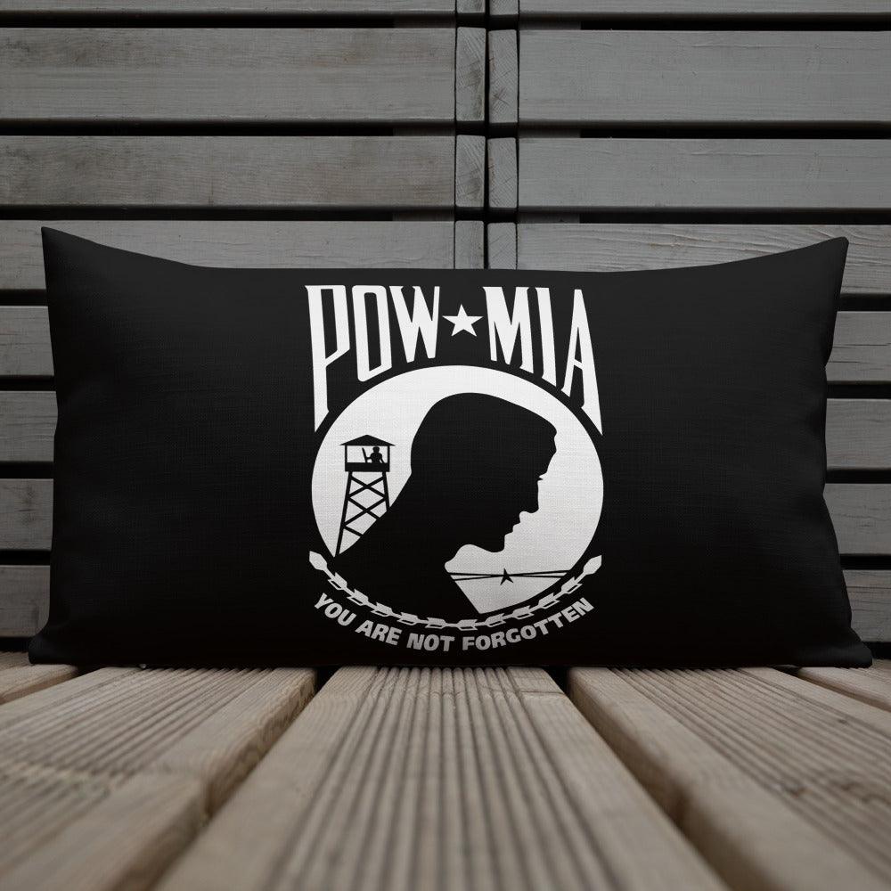 POW MIA Premium Throw Pillows - USA Flag Co.