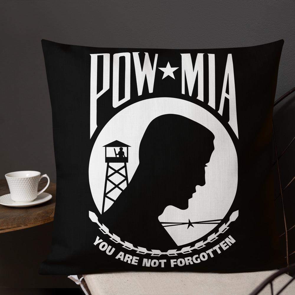 POW MIA Premium Throw Pillows - USA Flag Co.