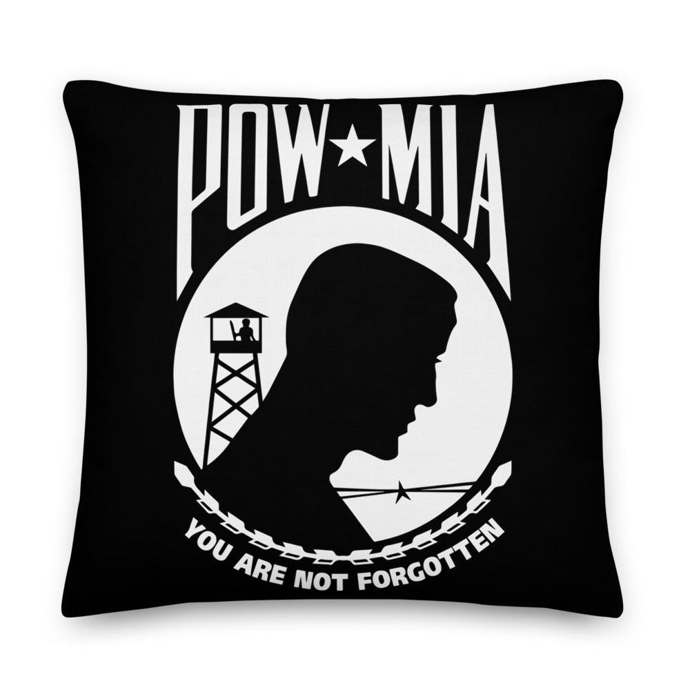 POW MIA Premium Throw Pillows - USA Flag Co.