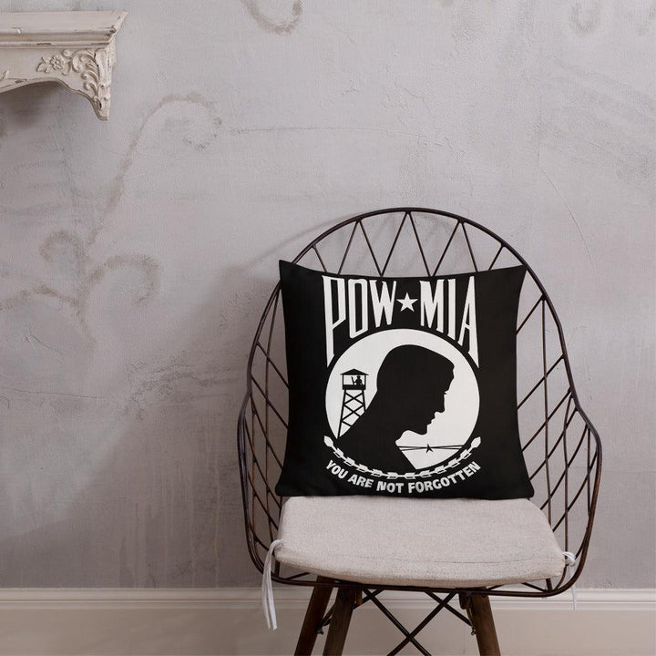 POW MIA Premium Throw Pillows - USA Flag Co.