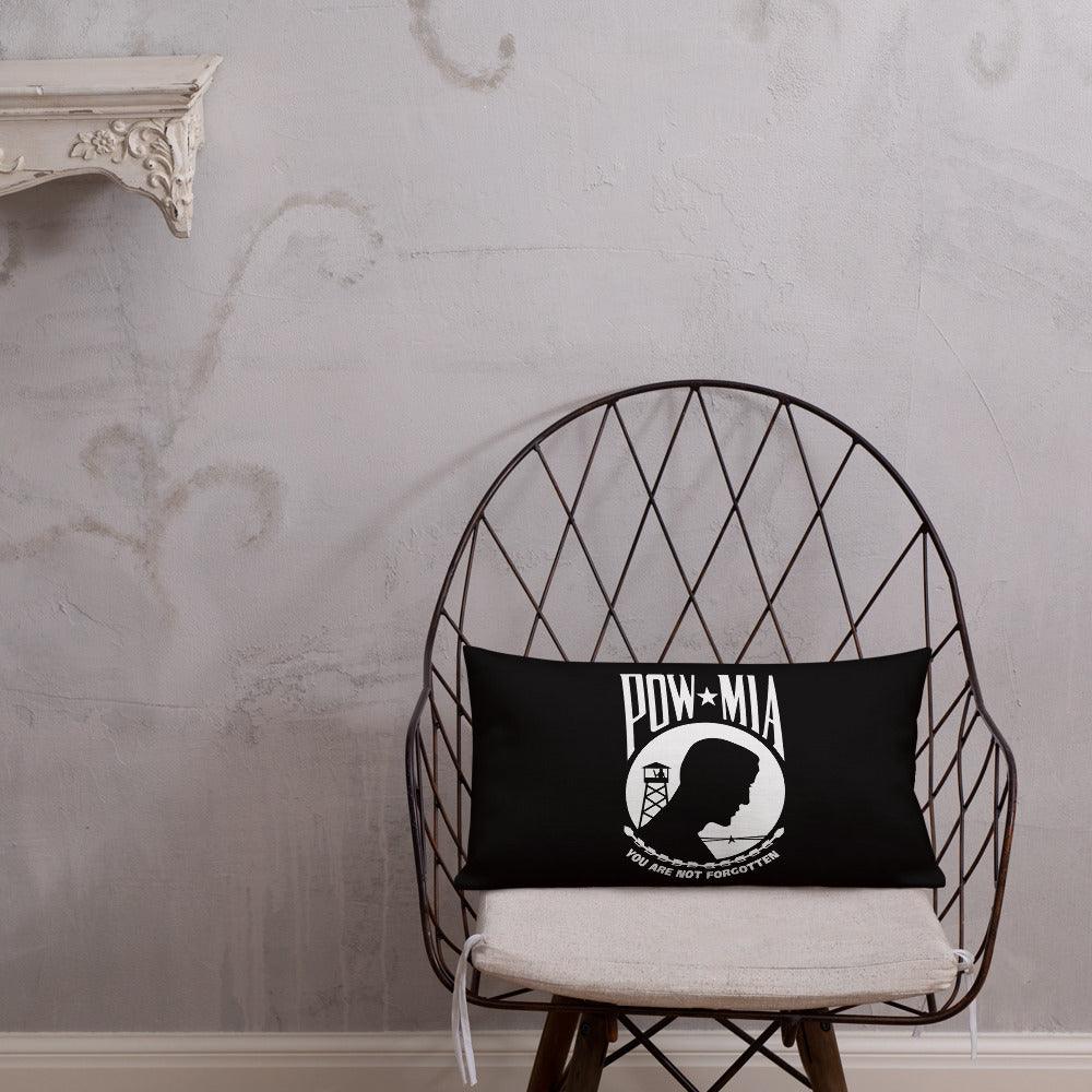 POW MIA Premium Throw Pillows - USA Flag Co.