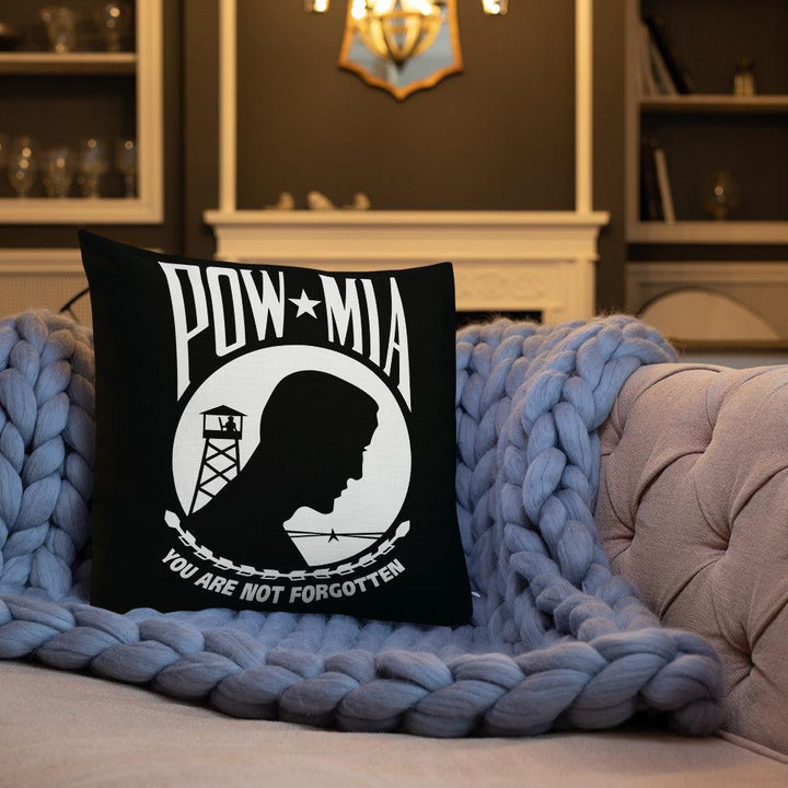 POW MIA Premium Throw Pillows - USA Flag Co.