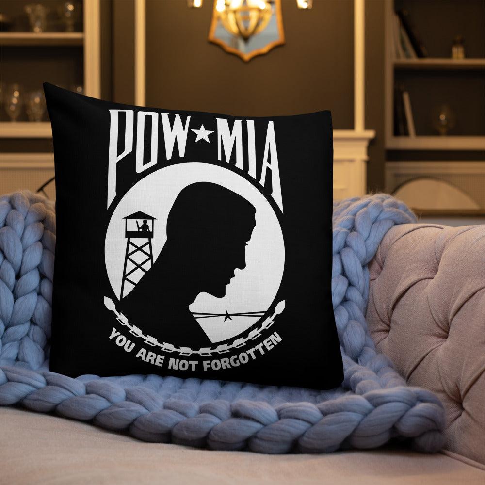 POW MIA Premium Throw Pillows - USA Flag Co.