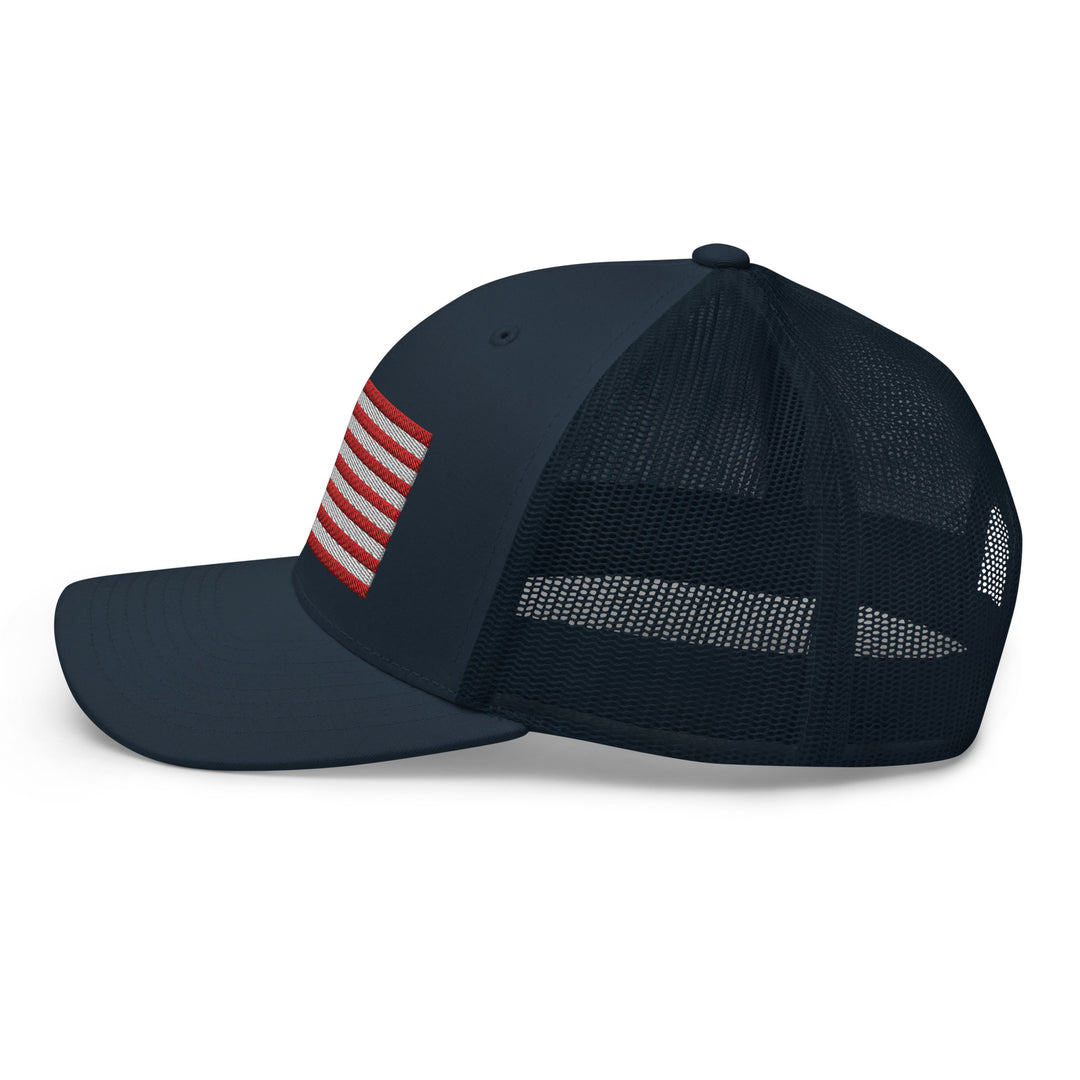 Trucker Cap Betsy Ross Flag (Embroidered Flag)