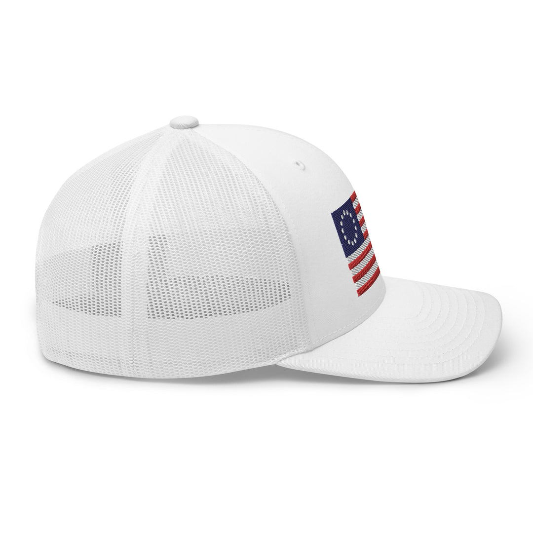 Trucker Cap Betsy Ross Flag (Embroidered Flag)