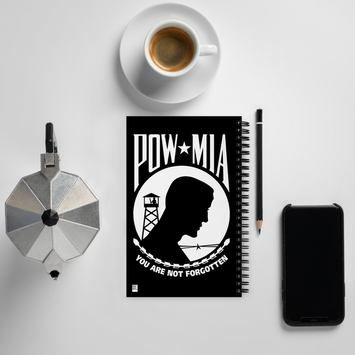 POW-MIA Flag Spiral Notebook by USA Flag Co.