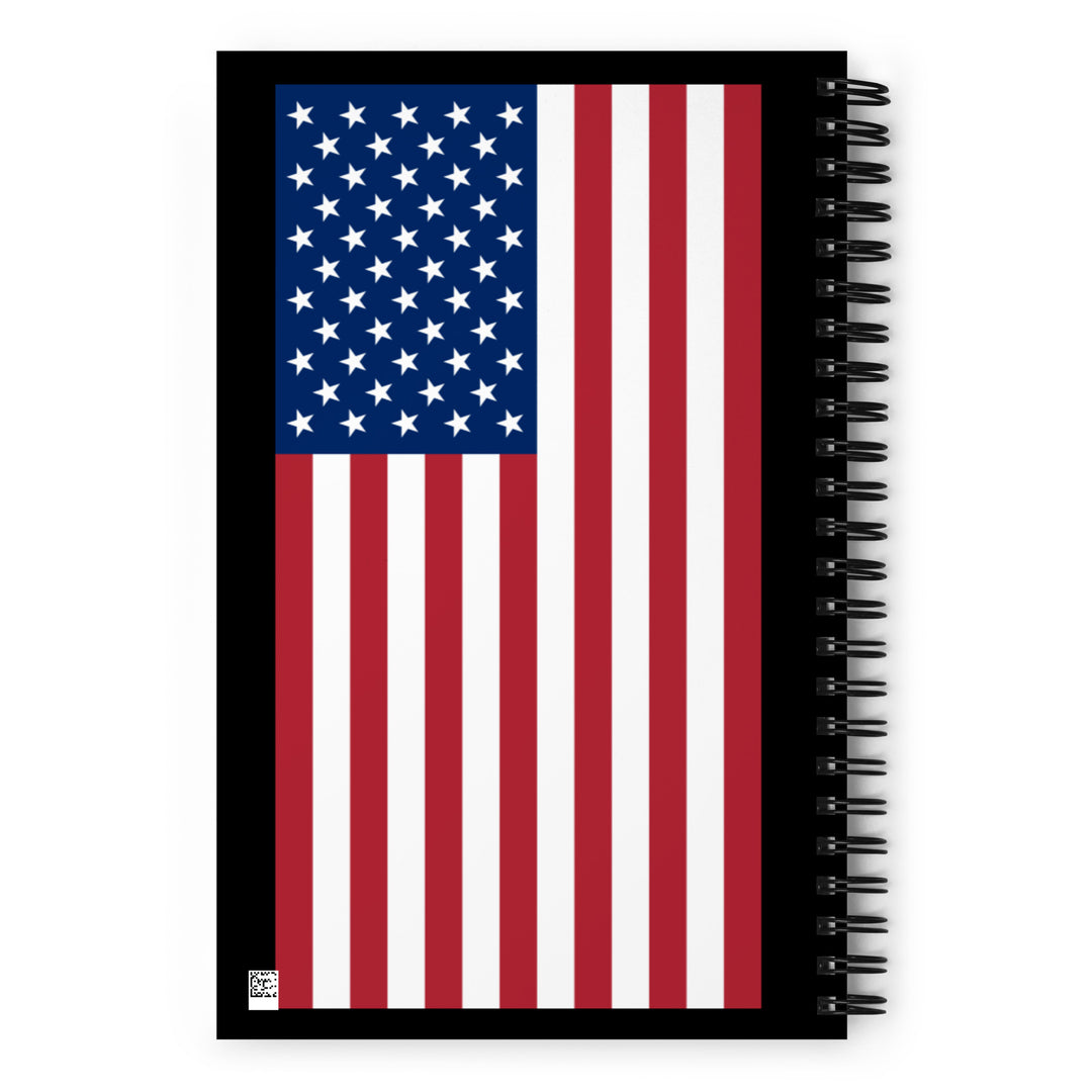 American Flag Spiral Notebook by USA Flag Co.