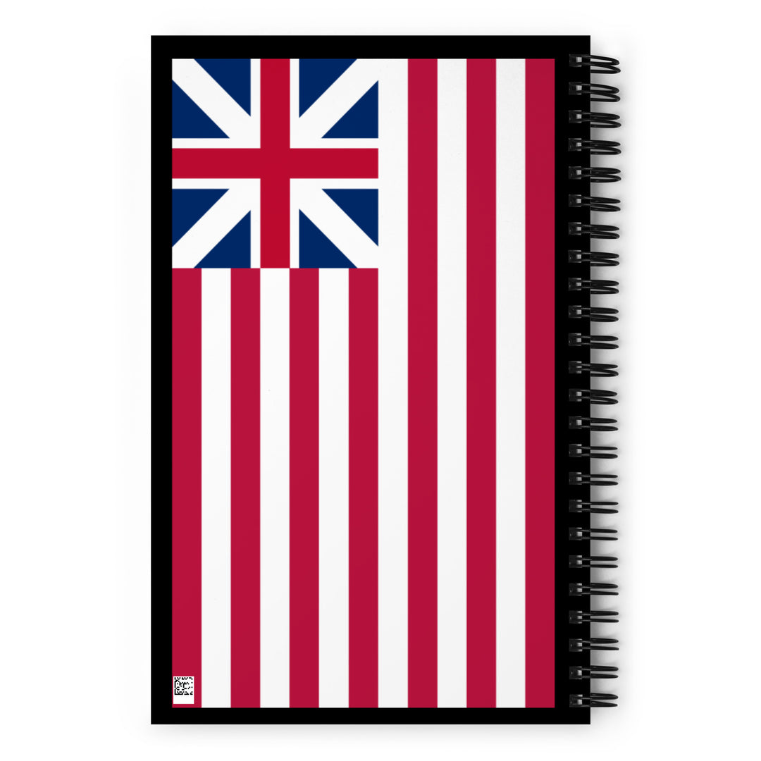 Grand Union Flag Spiral Notebook by USA Flag Co.