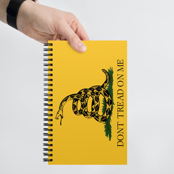 Don't Tread On Me Flag Spiral Notebook by USA Flag Co.