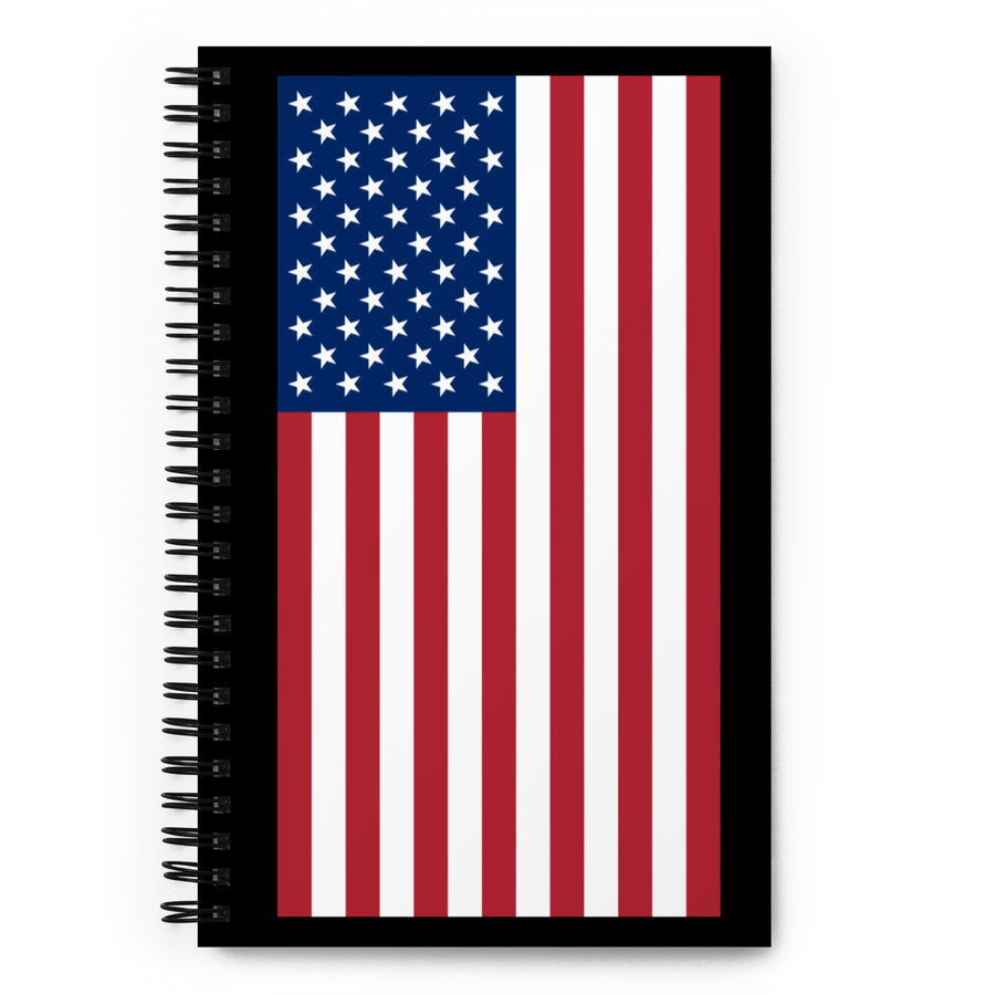 American Flag Spiral Notebook by USA Flag Co.