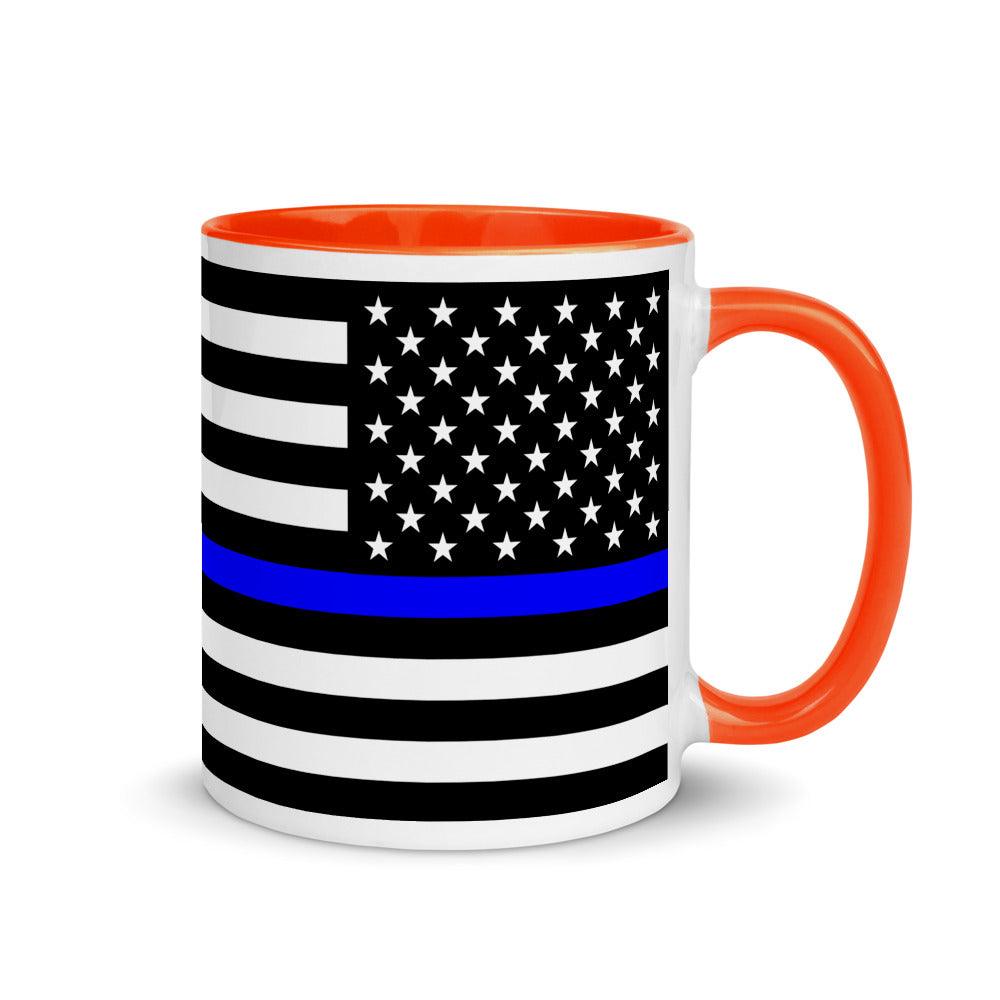 Thin Blue Line Mug - 11 oz. - USA Flag Co.