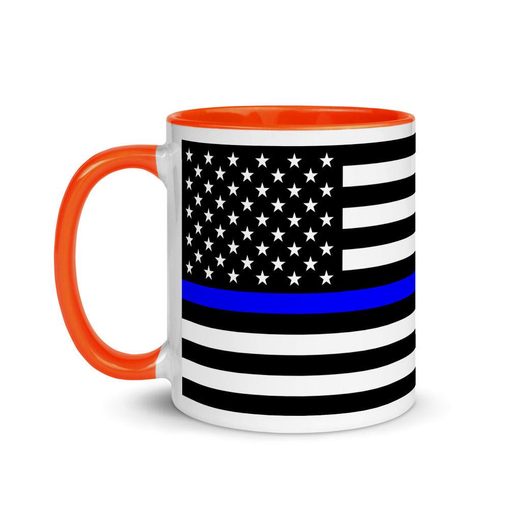 Thin Blue Line Mug - 11 oz. - USA Flag Co.