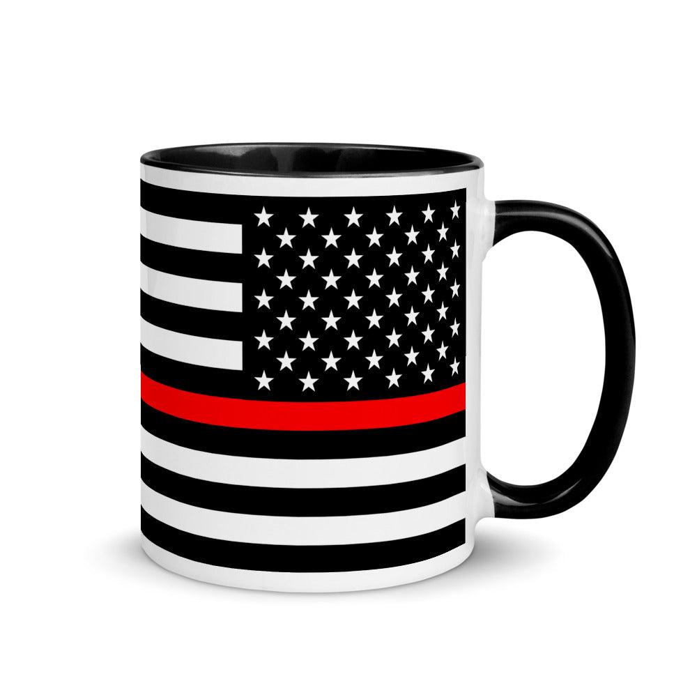 Thin Red Line Mug - 11 oz. - USA Flag Co.