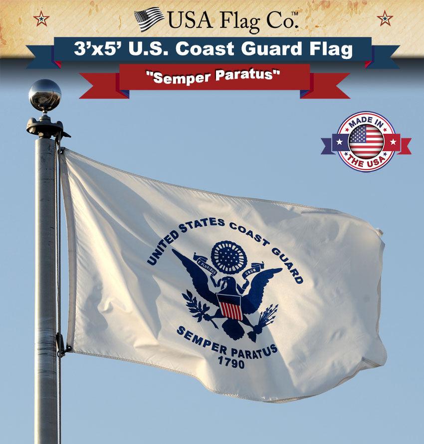 US Coast Guard Flag (3x5 foot) - USA Flag Co.