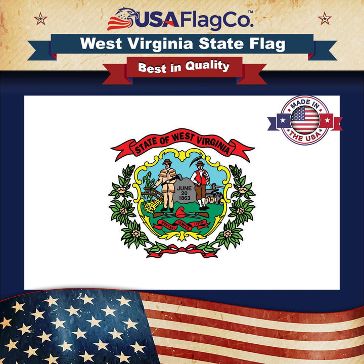 West Virginia Flag - USA Flag Co.